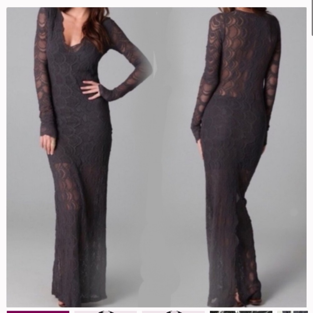 Nightcap vintage lace maxi dress size 1